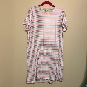 J Crew Striped Tshirt dress